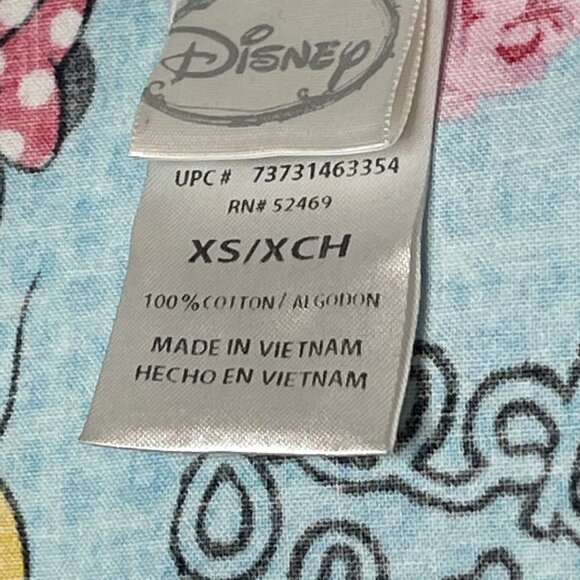 Disney Women's Scrubs Top Mickey & Minnie Call Me Mickey Blue Sz XS - Picture 7 of 12